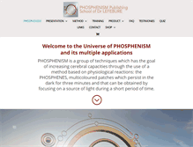 Tablet Screenshot of phosphenism.com